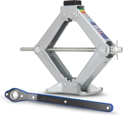 Produktbild von alca® Auto zvedák Nůžkový zvedák s ráčnou 2t Univerzální výška zdvihu 115-410 mm