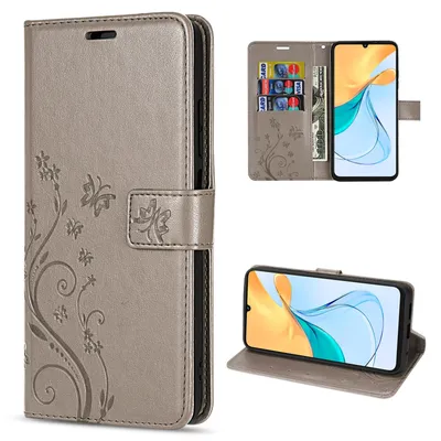 Produktbild von Hülle für ZTE Blade V50 Vita Handy Tasche Handyhülle Schutzhülle Klapphülle Etui Grau