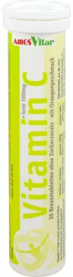 Produktbild von Vitamin C 1000 mg Amosvital Brausetabletten 20 St