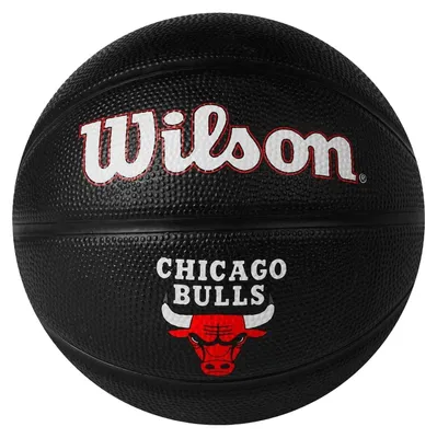 Produktbild von Wilson - "Chicago Bulls" Minibasketball GT18956 (3) (Schwarz/Rot)