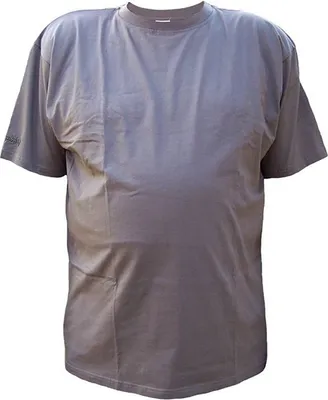 Produktbild von Übergrößen Tolles Basic T-Shirt mit Rundhals RAMMBOCK Schlamm mit Stickerei 3XL