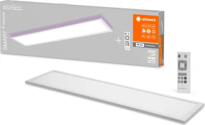 Zdjęcie produktu dla LEDVANCE SMART+ Planon Plus Panel LED 100x25cm RGBW biały 30W Tunable White Backlight 4058075650213