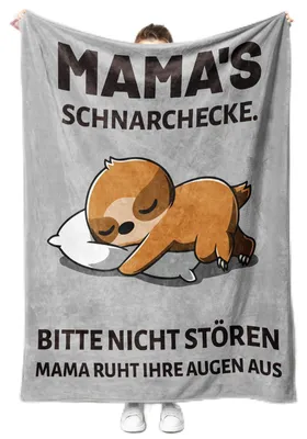 Obrázek produktu pro Dárek k Dni matek, fleecová deka, tip na dárek k narozeninám pro maminku, originální vánoční dárek pro maminku, dárek k Dni matek