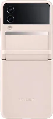 Immagine prodotto di Samsung Flap Custodia in pelle per Galaxy Z Flip4 Peach (EF-VF721LPEGWW)