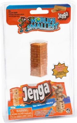 Zdjęcie produktu dla Super Impulse World's Smallest Jenga, Jenga, 6 Jahr(e)