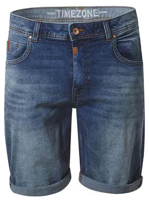 Produktbild von Timezone Jeansshorts Regular Fit Eingrifftaschen Reißverschluss Größe: 31W