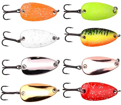 Produktbild von Trout Master Leaf 3cm 3,5g - Blinker, Farbe:Fluo-Green / Yellow