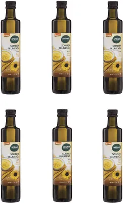 Produktbild von Sonnenblumenöl nativ, 6 x 500 ml