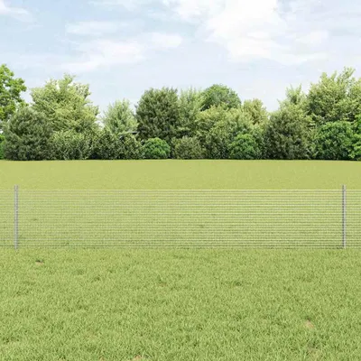 Produktbild von Zaun mit Pfosten Silber
