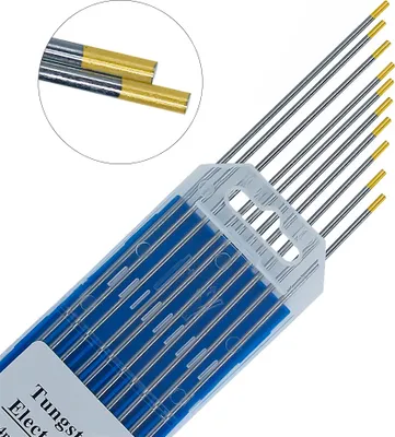 Produktbild von VECTOR WELDING Wolframelektroden 175mm (10 Stück) Größe 2,4 WL 15 Gold