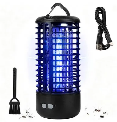 Zdjęcie produktu dla Lampa owadobójcza 2000 V - światło UV - elektryczne urządzenie do zwalczania owadów - skuteczna ochrona przed szkodnikami