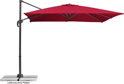 Produktbild von Schneider Sonnenschirm Rhodos Junior rot 270 x 270 cm