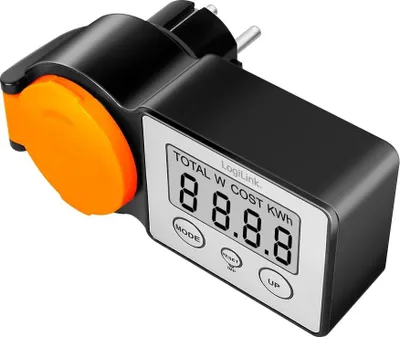 Zdjęcie produktu dla LogiLink EM0007, LCD, Prąd przemienny, 16 A, 3600 W, 60 mm, 120 mm