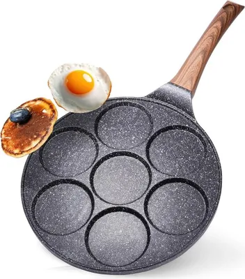 Obrázek produktu pro Žulová pánev 26 cm se 7 otvory pro všechny sporáky