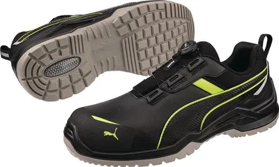 Produktbild von Puma Safety Puma Sicherheitshalbschuh Krypton Green Disc Low S3S ESD FO SR 644320 Gr. 41 schwarz/grün