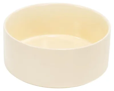 Image de Gamelle en céramique pour chiens et chats, 1800 ml, couleur beige
