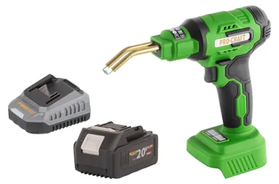 Produktbild von Procraft CS40-bb Akku Kunststoffschweißgerät 20 V 600 °C 0,7 - 1,1 A + 1x Akku 4,0 Ah + Ladegerät + Koffer