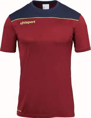 Produktbild von Uhlsport Offense 23 T-Shirt Herren - Bordeaux / Marine / Neongelb