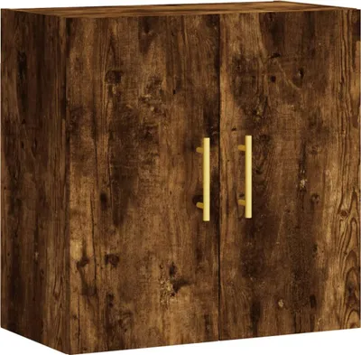 Obrázok produktu pre vidaXL Nástenná skrinka Smoked Oak 60x31x60 cm Materiál dreva
