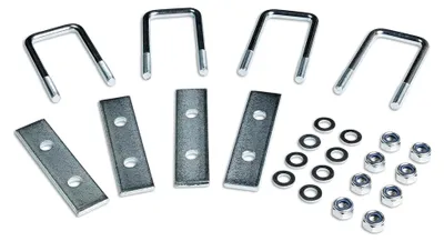 Produktbild von 4 U-Bügel Halterungen, Befestigungssatz für Deichselboxen, Halter für Staubox, Werkzeugkasten, Montagesatz