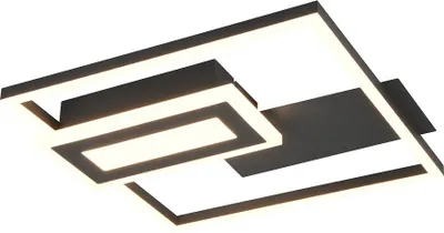 Produktbild von Trio Leuchten LED Deckenleuchte Spiro 22W schwarz matt