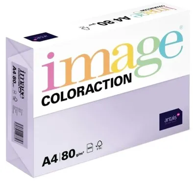 Obrázok produktu pre Antalis Image Coloraction, Kopírovanie, A4 (210x297 mm), 2500 listy, 80 g/m², Levanduľa, 105 µm