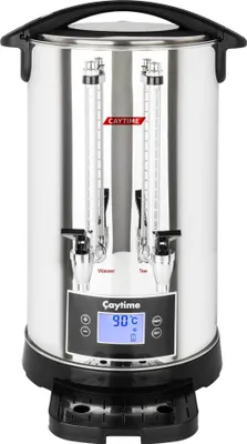 Produktbild von Caytime 12 Liter Doppelwand Isolierung Teemaschine Samowar Semaver Teekocher Teeautomat Glühwein Kakao Milch Spender