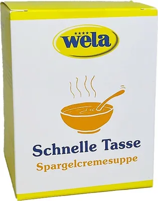 Produktbild von WELA Spargelcremesuppe Instant 10 Portionen Schnelle Tasse