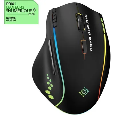Immagine prodotto di Mouse da gioco wireless Nova Gaming Persee Nero