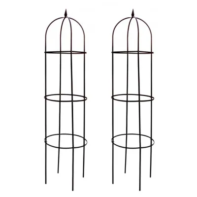 Produktbild von 2er Set Rosengitter Rosenturm Rosensäule Rankhilfe Rankgitter