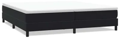 Image de vidaXL Lit boxspring sans matelas noir 200x220 cm velours