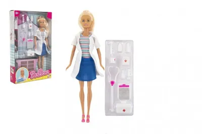 Produktbild von Nicht artikulierte Plastikpuppe Doktor 30cm mit Zubehör