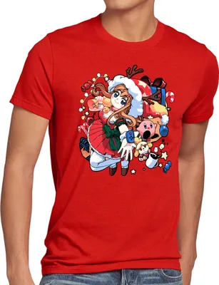 Produktbild von A.N.T. X-mas Gamer Girl Ugly Sweater Herren T-Shirt pulli weihnachtsbaum