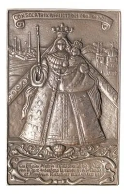 Produktbild von Kevelaer-Madonna 16 x 10 cm Bronzerelief