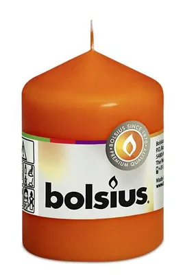 Produktbild von Bolsius 103614060136 Stumpenkerze, 8 x 5,8 cm, mango