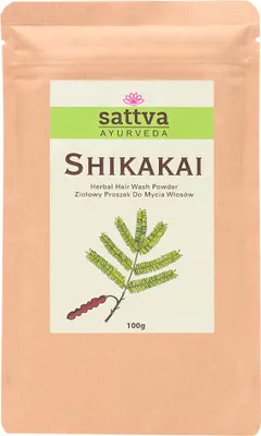 PROSZEK ZIOŁOWY DO MYCIA WŁOSÓW SHIKAKAI 100 g - SATTVA (AYURVEDA)