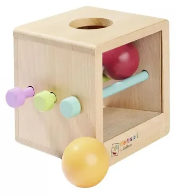 Immagine prodotto di Eichhorn Kleinkindwelt gioco di abilità motoria scatola Montessori con palline 100006030