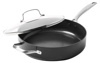Obrázek produktu pro GreenPan Copenhagen, Kulatý, Pánev na smažení, Černá, Keramický, 220 °C, Hliník