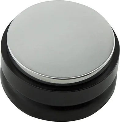 Produktbild von scarlet espresso | Tamper »Flat« für Barista; zur perfekten Extraktion mit Siebträgermaschinen; für Siebe mit 58 mm Durchmesser; solide Ausführung mit 490 g Gewicht, Farbe:Schwarz