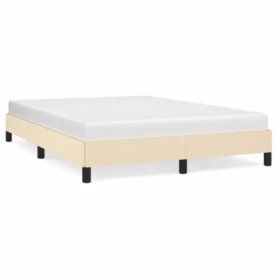 Produktbild von Bettgestell ohne Matratze Creme 140x200 cm Stoff