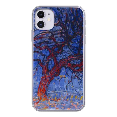 Produktbild von MuchoWow® Handyhülle Schutzhülle Hülle für iPhone 11 Roter Baum - Piet Mondrian Silikon Softcase Handy Hülle - Handytasche