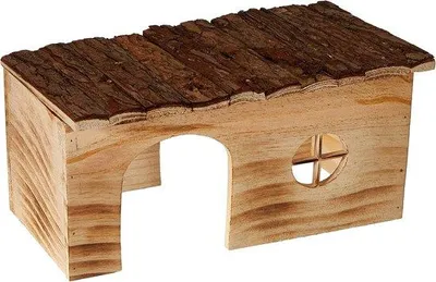 Immagine prodotto di Casetta per uccelli in legno 35 x 18 x 20 cm, in stile moderno, verniciata di rosso