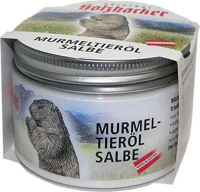 Produktbild von Holzhacker Latschenkiefer Murmeltieröl Salbe, 150 ml Tiegel