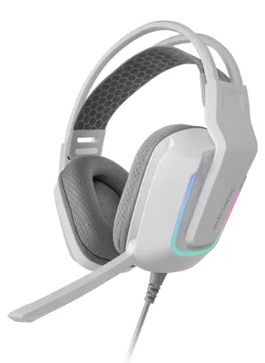 Produktbild von Mars Gaming MH-STRIKEW, Kabelgebunden, 18 - 20000 Hz, Gaming, 301 g, Kopfhörer, Weiß