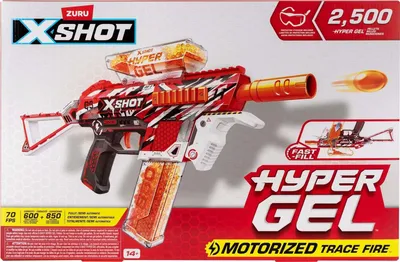 Immagine prodotto di Zuru XSHOT - Gel Hyper Gel Motorizzato Trace Fire Blaster