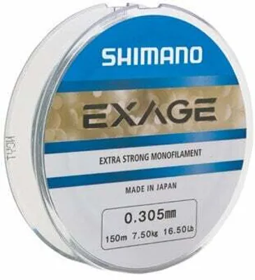 Zdjęcie produktu dla Shimano Fishing Exage Steel Grey 0,225 mm 300 m 4,4 kg Żyłka