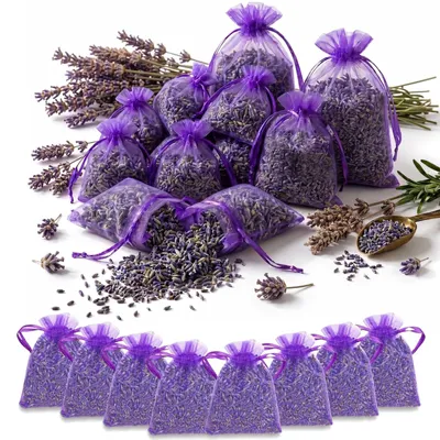 30 Lavendel-Duftsäckchen, 300 g, natürlicher Duft