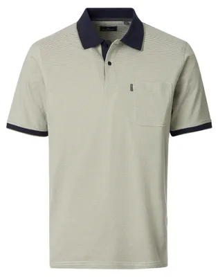 Produktbild von CASAMODA - Herren Polo-Shirt (126320121), Größe:XL, Farbe:Grün (311)