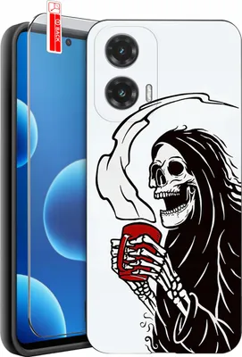 Obrázek produktu pro Pouzdro pro telefon Motorola Moto G45 5G | Designy | Matné silikonové pouzdro + sklo 9H