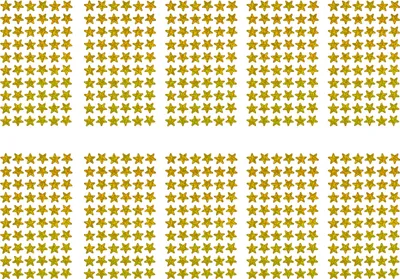 Produktbild von Oblique Unique 600 Sterne Sticker Stern Aufkleber mit Holo Effekt für Weihnachten Weihnachtsdeko Geschenkdeko Basteln - gold